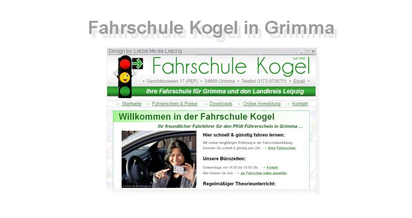Referenz Webprojekt Fahrschule Grimma