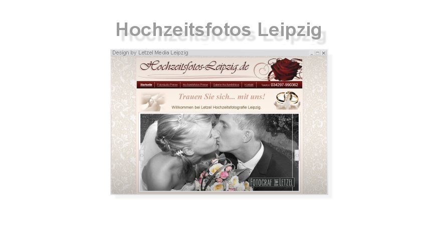 Referenz Webprojekt Hochzeitsfoto Fotograf Leipzig